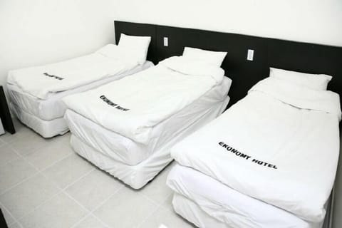 Triple Room | Blackout drapes, iron/ironing board, free WiFi, bed sheets