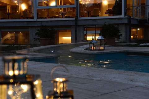 2 indoor pools, seasonal outdoor pool