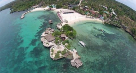 On the beach, sun loungers, beach umbrellas, snorkeling