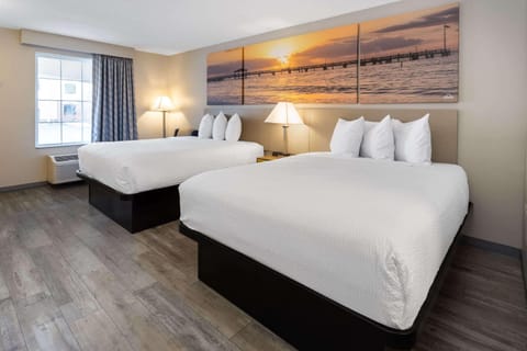 Standard Room, 2 Queen Beds | In-room safe, desk, free cribs/infant beds, WiFi