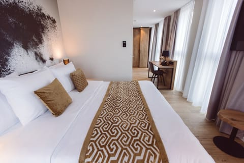 Superior Double Room | Premium bedding, desk, laptop workspace, soundproofing