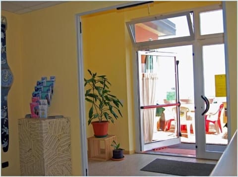 Interior entrance