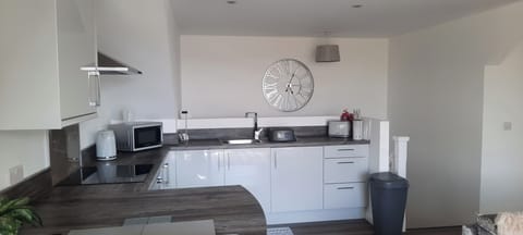 Apartment | Private kitchen | Fridge, microwave, oven, stovetop