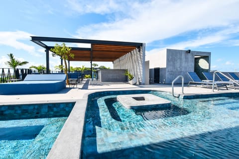 Rooftop pool