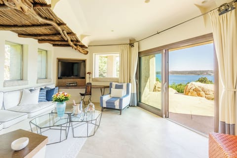 Suite (Pool Suite) | Living room | LCD TV, DVD player, pay movies