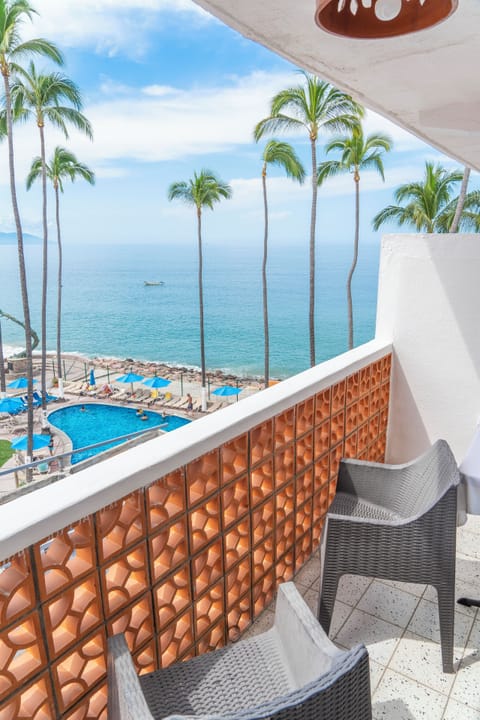 Standard Room, 2 Double Beds, Partial Ocean View | View from room