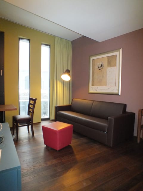 Comfort Double Room, Refrigerator, Ground Floor | Living area | 35-inch flat-screen TV with satellite channels, TV