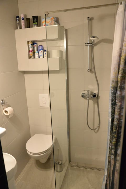 Double Room (Double Room) | Bathroom | Shower, towels