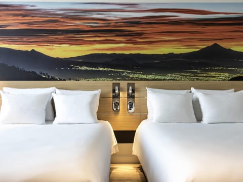 Executive Double Room, 2 Double Beds | In-room safe, desk, blackout drapes, soundproofing