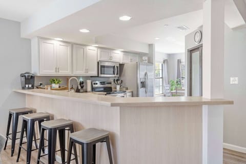 Condo, Multiple Beds, Balcony, Garden View (Brookside Retreat) | Private kitchen | Coffee/tea maker