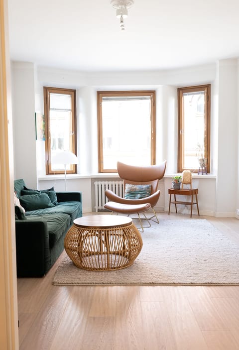 Superior Apartment | Living area | 36-inch TV with cable channels