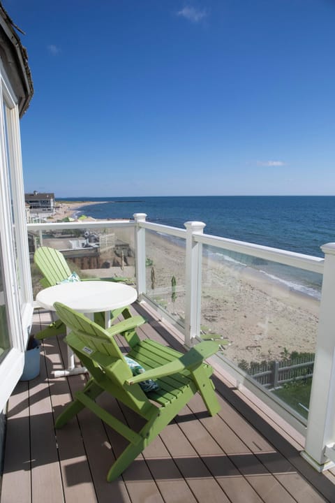 Superior Room, 2 Double Beds, Balcony, Ocean View (Superior Ocean Front 2nd Floor) | Terrace/patio