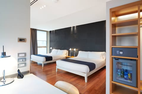 Down comforters, minibar, in-room safe, desk