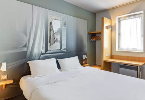 Premium bedding, down comforters, desk, soundproofing