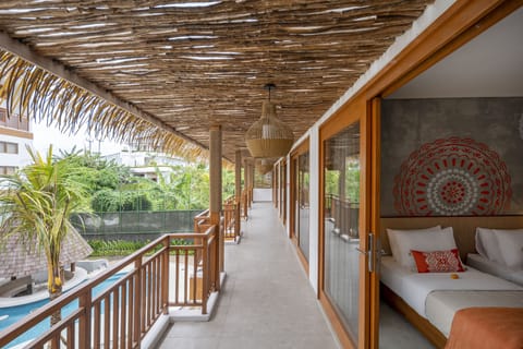 Canggu Twin Room | Iron/ironing board, free WiFi, bed sheets