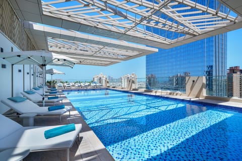 Rooftop pool