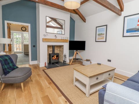 Fireplace, DVD player