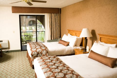 Deluxe Room, 2 Queen Beds | In-room safe, laptop workspace, blackout drapes, iron/ironing board