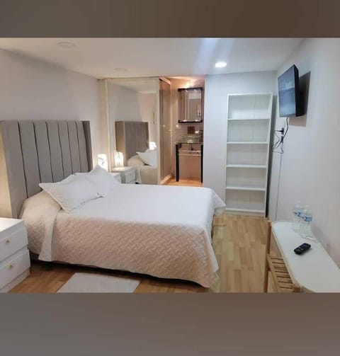 Individually decorated, individually furnished, desk, laptop workspace