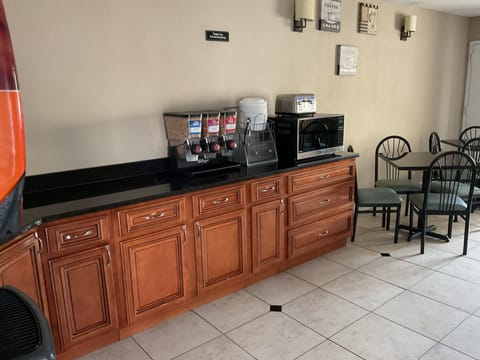 Free daily on-the-go breakfast