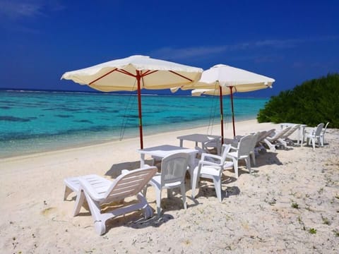 Beach nearby, white sand