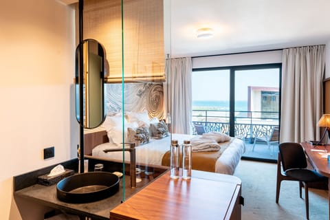 Comfort Double or Twin Room, Sea View | Bathroom | Free toiletries, hair dryer, bathrobes, slippers