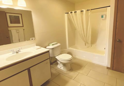 Free toiletries, hair dryer, towels, soap