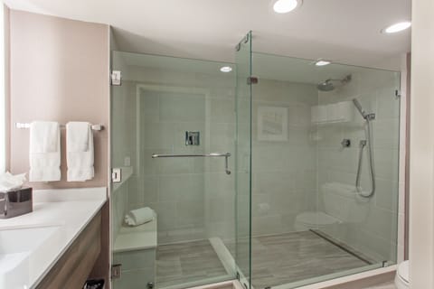 Suite, 1 Bedroom | Bathroom | Shower, free toiletries, hair dryer, towels