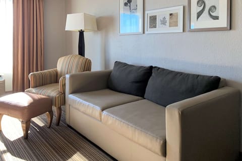 Hypo-allergenic bedding, in-room safe, desk, laptop workspace