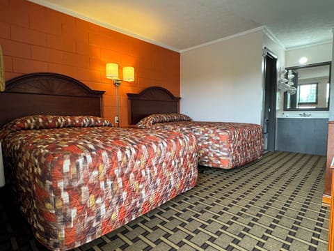 Non-Smoking Room, 2 Double Beds | Desk, free WiFi, bed sheets