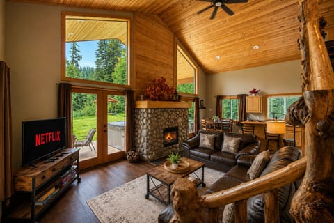 Cabin, 1 Bedroom | Living area | Streaming services