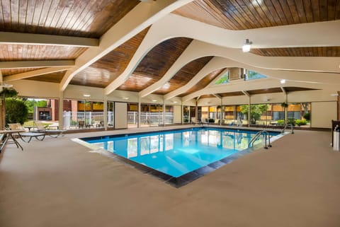 Indoor pool, open 6:00 AM to 11:00 PM, sun loungers