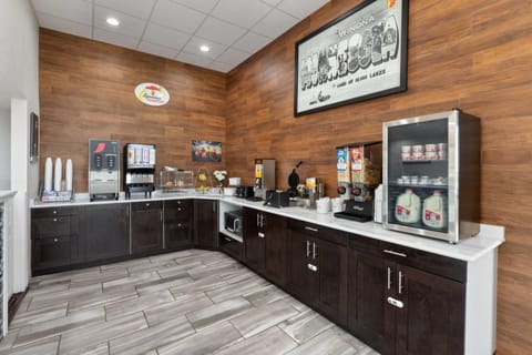 Free daily on-the-go breakfast