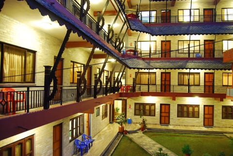 Front of property - evening/night
