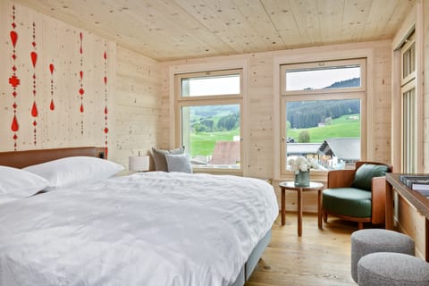 Premium Double Room, Mountain View | Desk, free cribs/infant beds, free WiFi, bed sheets