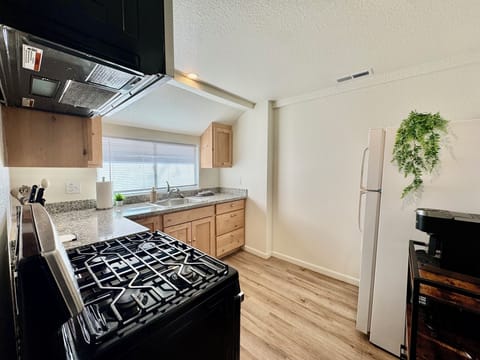 Deluxe Apartment, 3 Bedrooms | Private kitchen | Coffee/tea maker