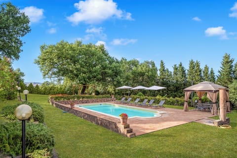 Family House, 5 Bedrooms, Balcony (Casale Montemoro – Private Pool &) | Pool | Seasonal outdoor pool
