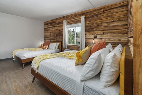 Double Queen Room | Egyptian cotton sheets, premium bedding, pillowtop beds, soundproofing