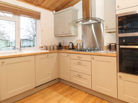 Fridge, dishwasher, electric kettle, toaster