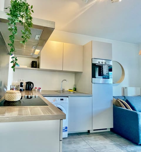Apartment, 1 Bedroom | Private kitchen | Fridge, oven, stovetop, electric kettle