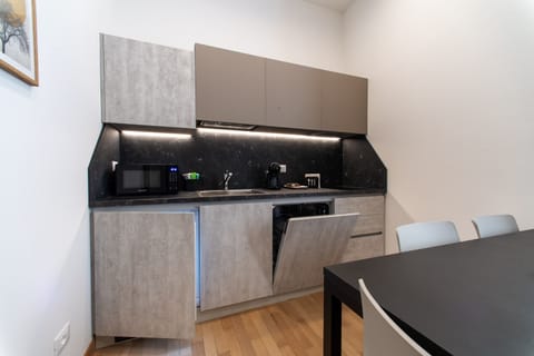 Apartment, 1 Bedroom, Kitchen, Mountain View | Private kitchen