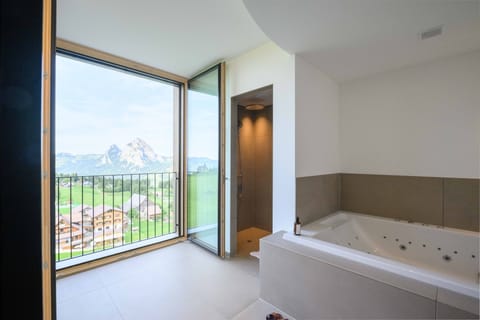 Junior Suite | Bathroom | Free toiletries, hair dryer, towels, soap