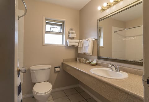 Superior Suite, 2 Bedrooms, Ground Floor | Bathroom | Combined shower/tub, free toiletries, hair dryer, towels