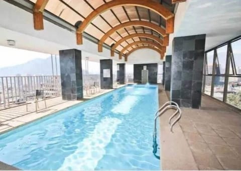 Indoor pool, seasonal outdoor pool