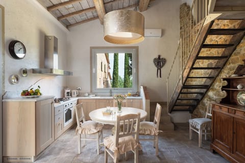 Exclusive Villa | Private kitchen | Full-size fridge, microwave, oven, stovetop