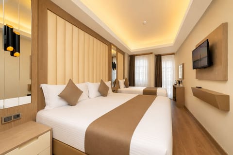 Standard Triple Room | Minibar, in-room safe, cribs (free), WiFi (free)