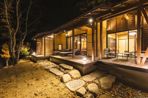 Private Onsen Bungalow with Meditation Room - Gekkan, Non Smoking | Terrace/patio