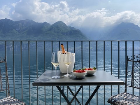 Romantic Double Room, Lake View | Terrace/patio