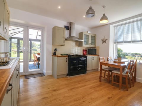 Fridge, dishwasher, electric kettle, cookware/dishes/utensils