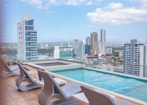 Rooftop pool